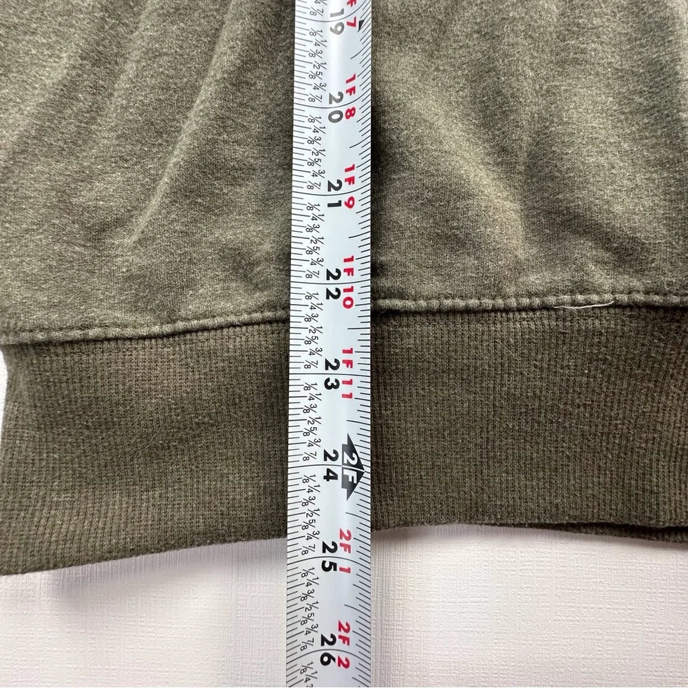 Buffalo David Bitton olive green long sleeve pullover hoodie‎ women’s large